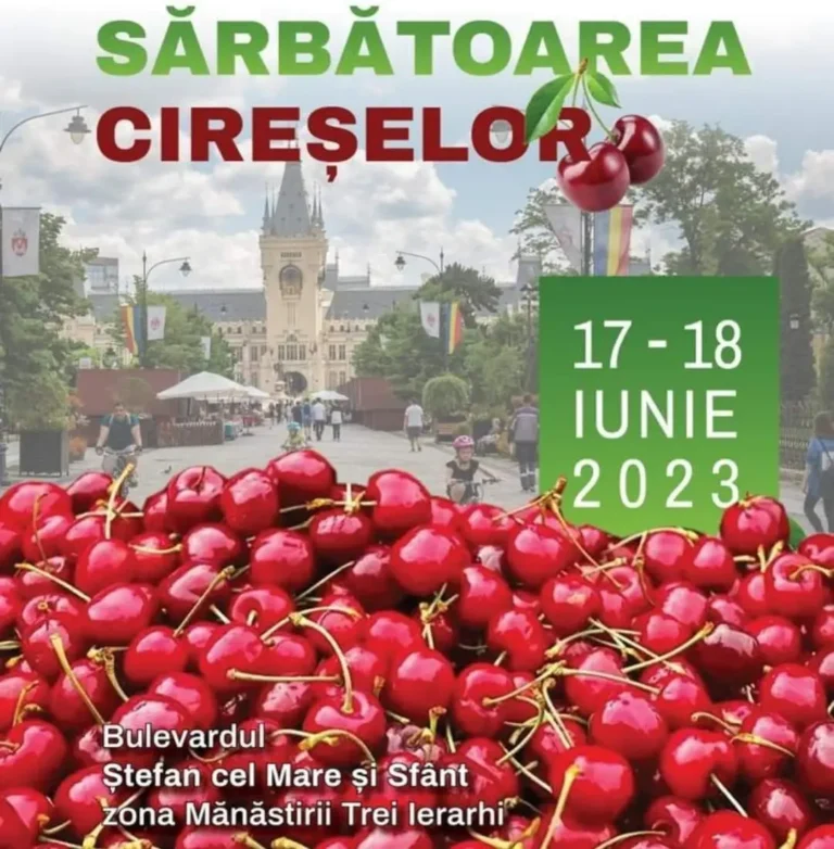 ”Sărbătoarea Cireșelor”, eveniment organizat pentru prima dată la Iași