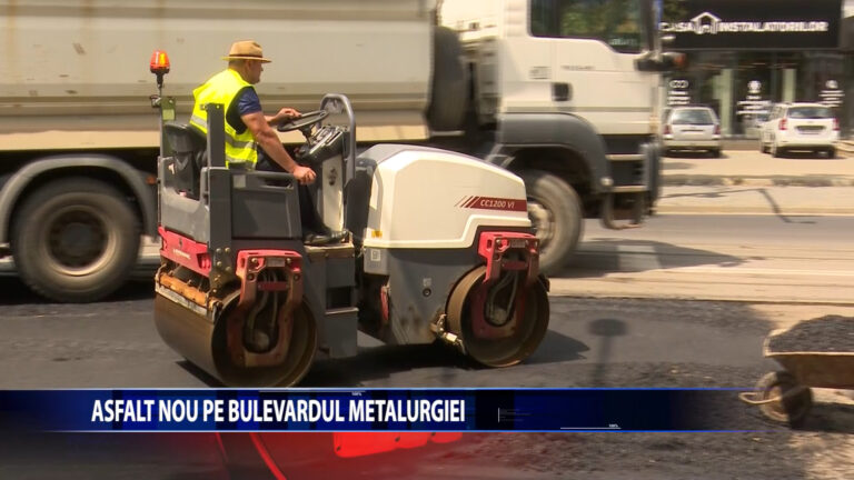 Asfalt nou pe Bulevardul Metalurgiei
