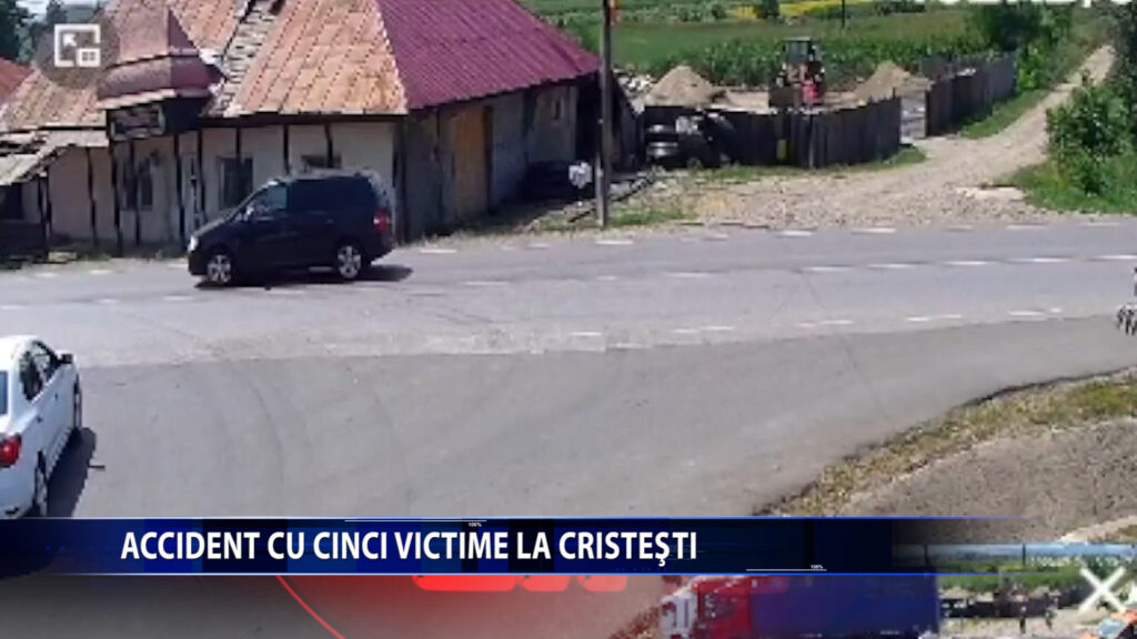 Accident cu cinci victime la Cristesti