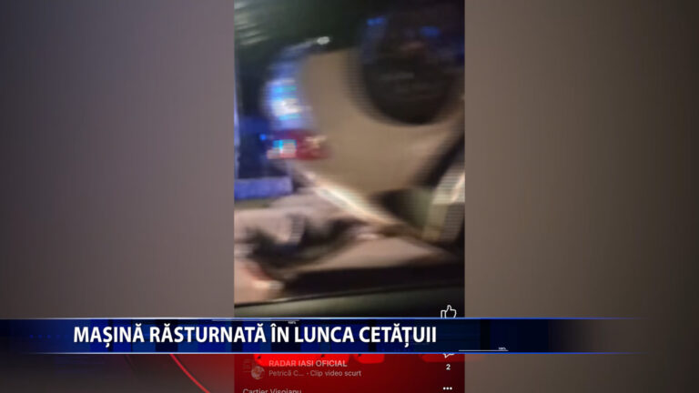 Bolid rasturnat in Lunca Cetatuii