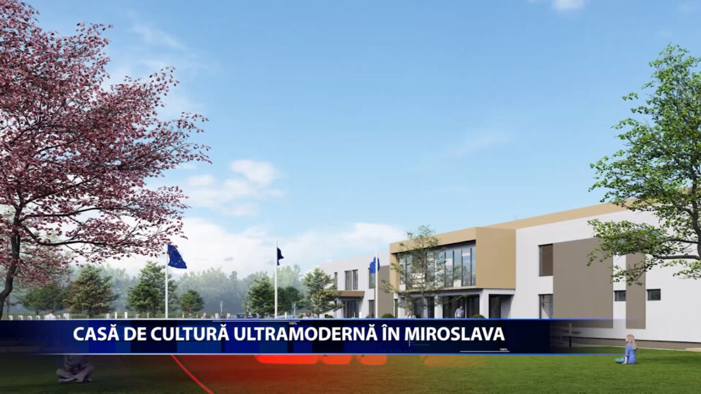 Casa de cultura ultramoderna in Miroslava