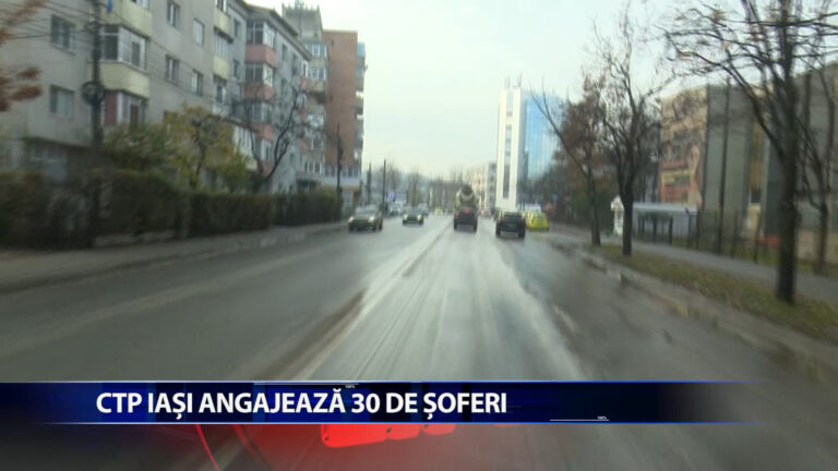 CTP Iasi angajeaza 30 de soferi