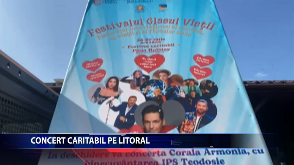 Concert caritabil pe litoral