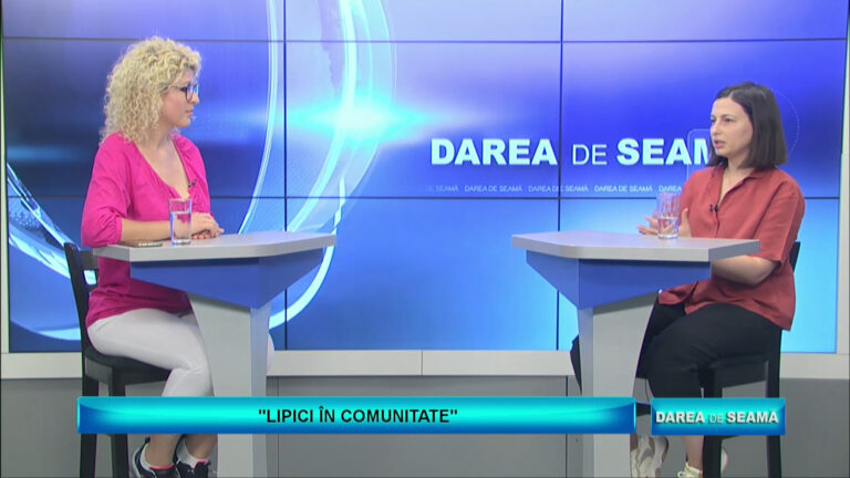 DAREA DE SEAMĂ / „LIPICI ÎN COMUNITATE”