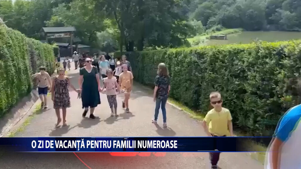 O zi de vacanta pentru familii numeroase