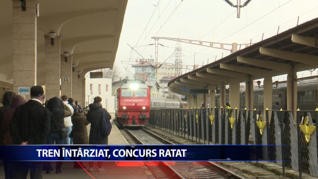 Tren intarziat, concurs ratat