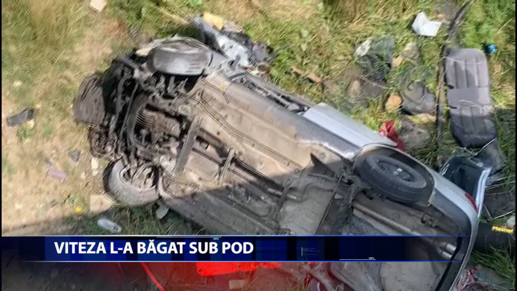 Viteza l-a bagat sub pod