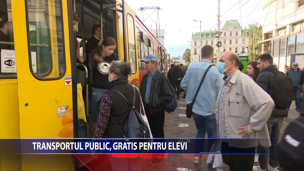 Transportul public, gratis pentru elevi