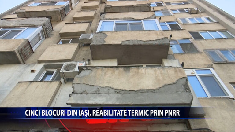 Cinci blocuri din Iasi, reabilitate termic prin PNRR