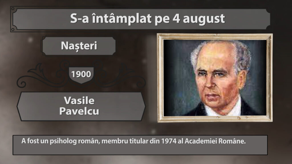 S-A INTAMPLAT PE 04 AUGUST