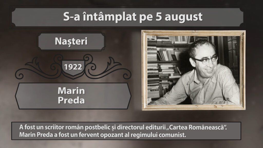S-A INTAMPLAT PE 05 AUGUST