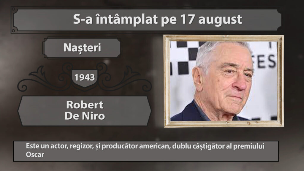 S-A INTAMPLAT PE 17 August