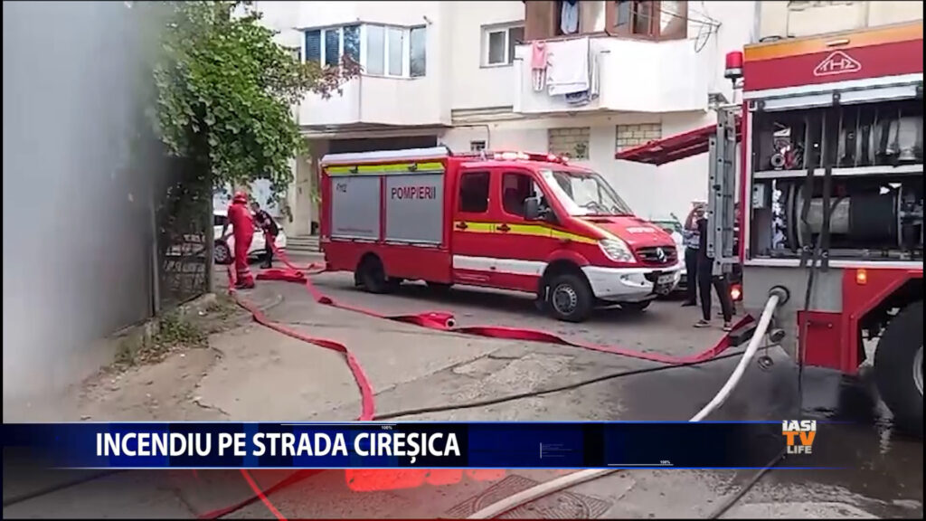 INCENDIU PE STRADA CIRESICA