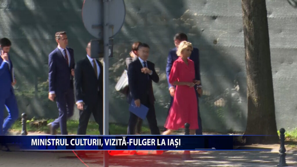 Ministrul Culturii, vizita-fulger la Iasi