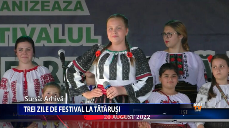 TREI ZILE DE FESTIVAL LA TATARUSI