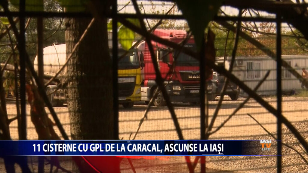 11 cisterne cu GPL de la Caracal, ascunse la Iasi