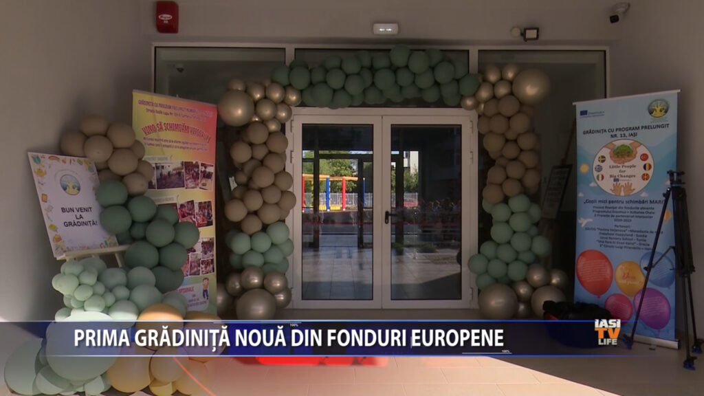 PRIMA GRADINITIA NOUA PE FONDURI EUROPENE