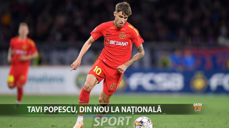 TAVI POPESCU, DIN NOU LA NATIONALA