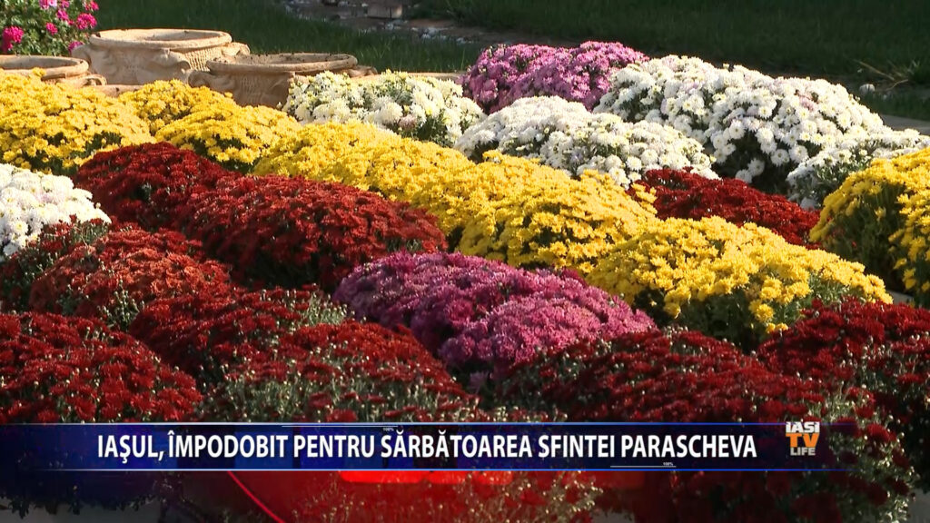 Iasul, impodobit pentru sarbatoarea Sfintei Parascheva