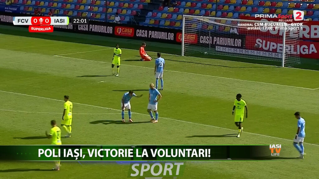 POLI IASI, VICTORIE LA VOLUNTARI!