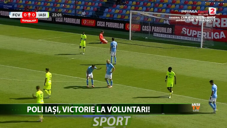 POLI IASI, VICTORIE LA VOLUNTARI!