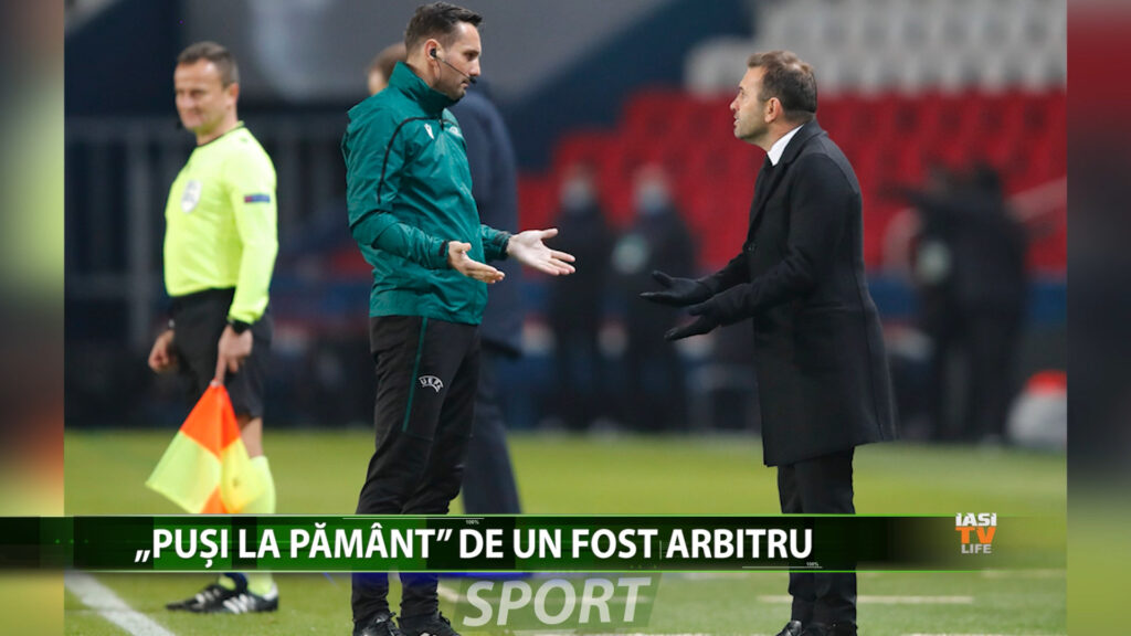 „PUSI LA PAMANT” DE UN FOST ARBITRU
