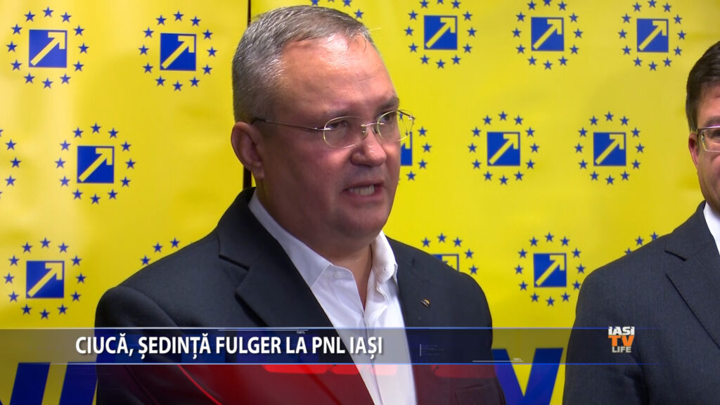 Ciuca, sedinta fulger la PNL Iasi