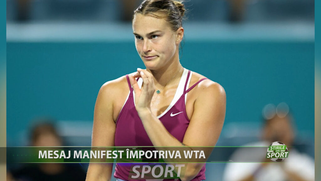 MESAJ MANIFEST IMPOTRIVA WTA