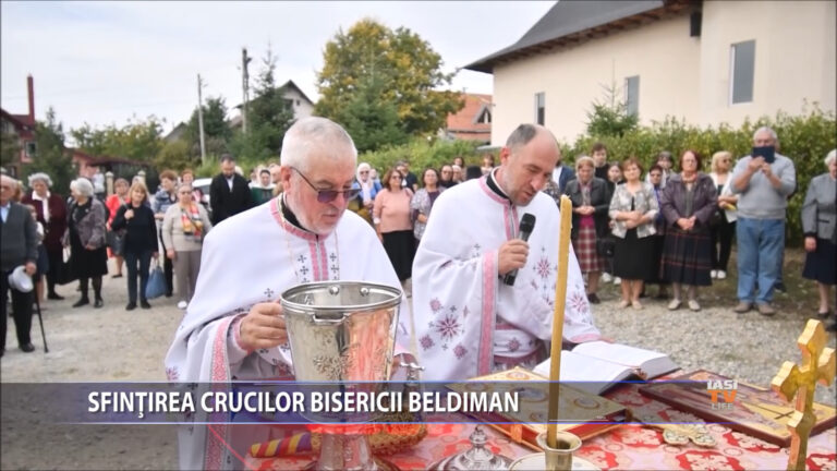 Sfintirea crucilor Bisericii Beldiman