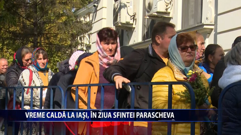 Vreme calda la Iasi, in ziua hramului