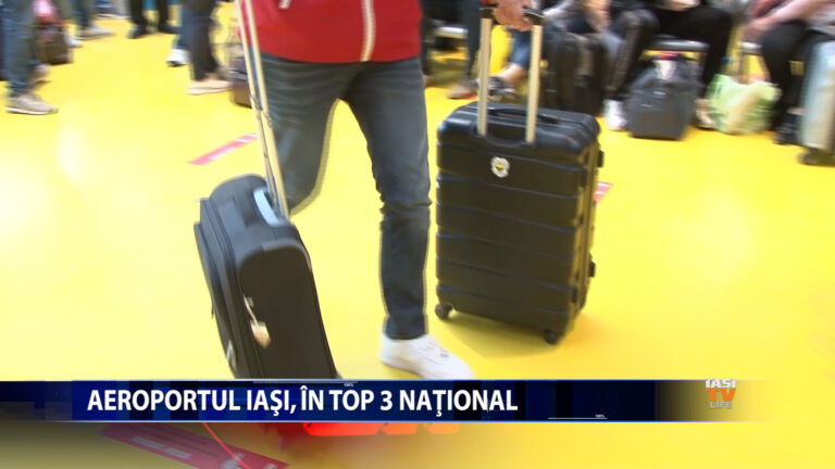 Aeroportul Iasi, in top 3 national