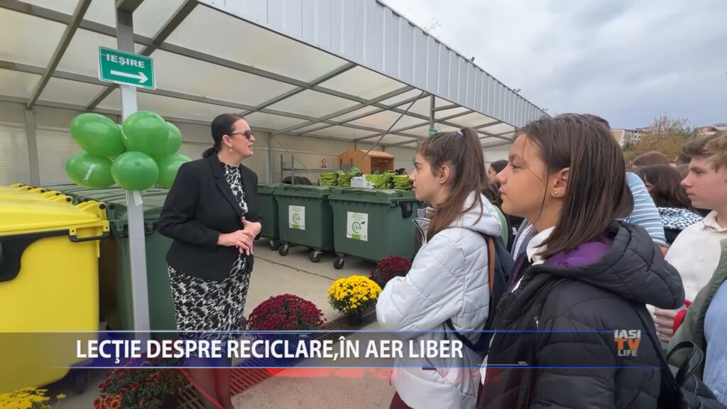 Lecție de reciclare, în aer liber