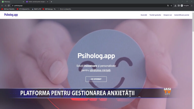 Platforma pentru gestionarea anxietății