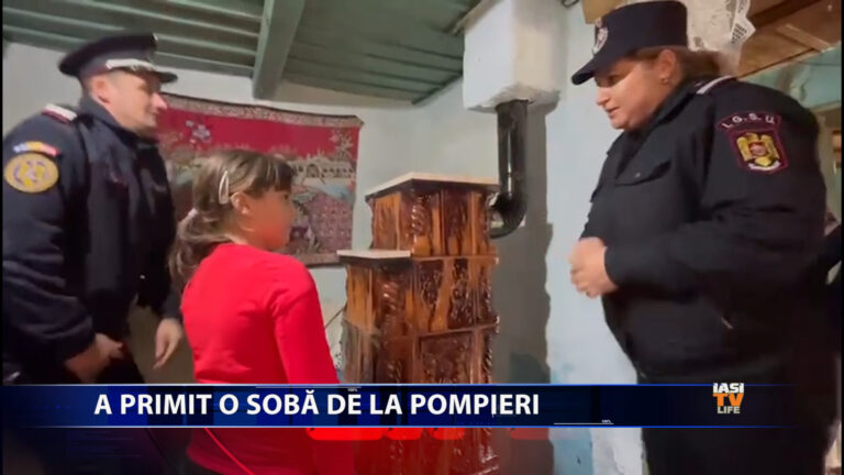 A PRIMIT O SOBĂ DE LA POMPIERI