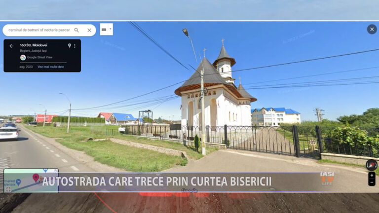 Autostrada care trece prin curtea Bisericii