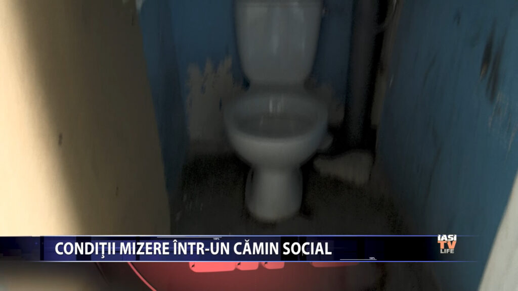 Condiții mizere într-un cămin social