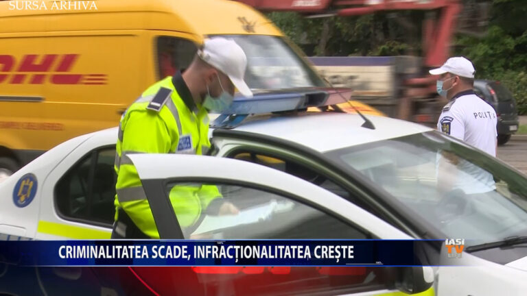 Criminalitatea scade, infractionalitatea creste
