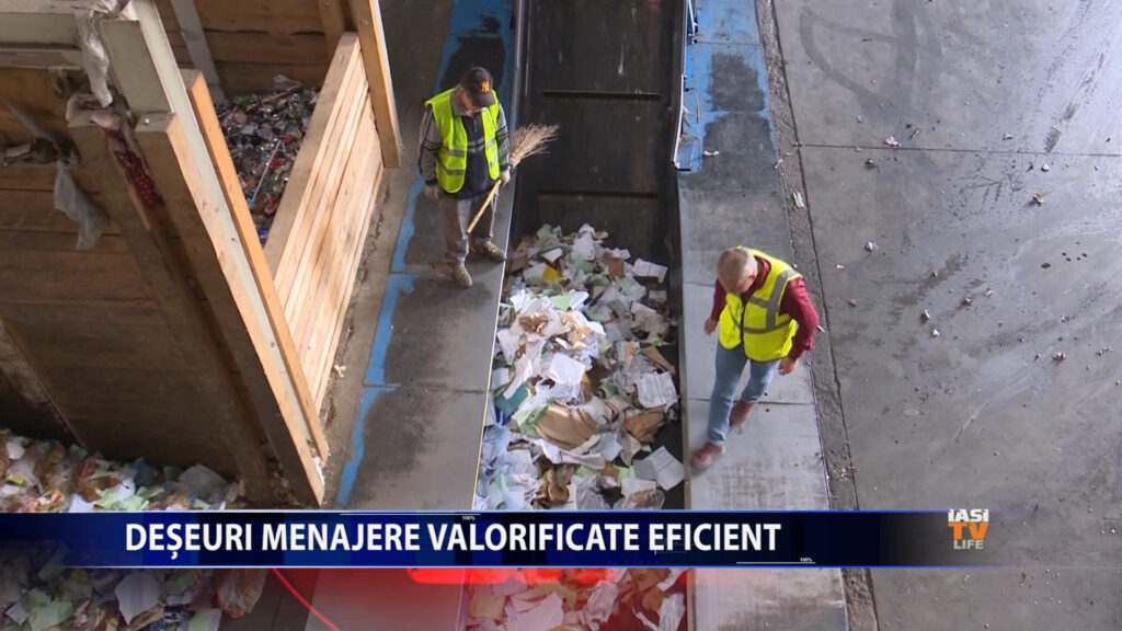 Deșeuri menajere valorificate eficient