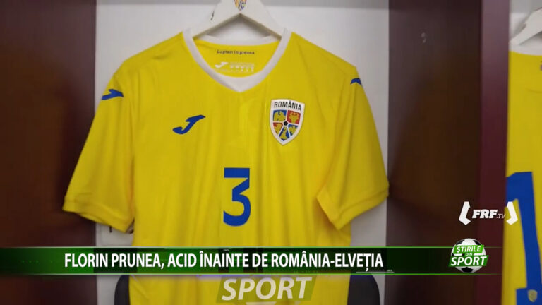 Florin Prunea, acid înainte de România-Elveția