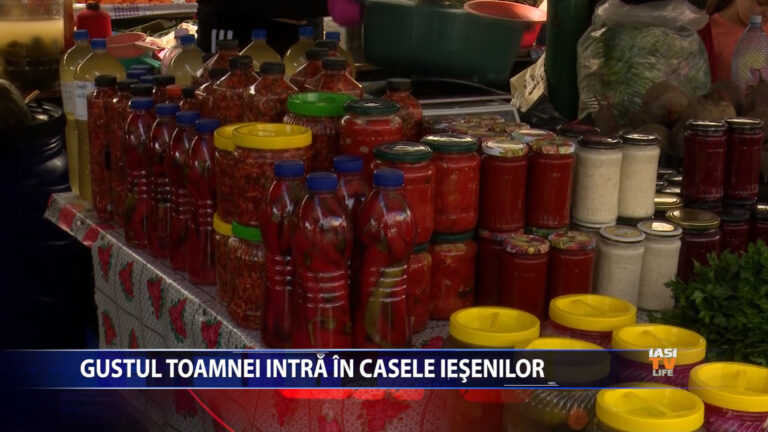 Gustul toamnei intră în casele ieșenilor