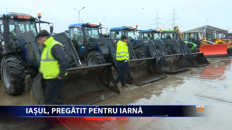 Iașul, pregătit pentru iarnă