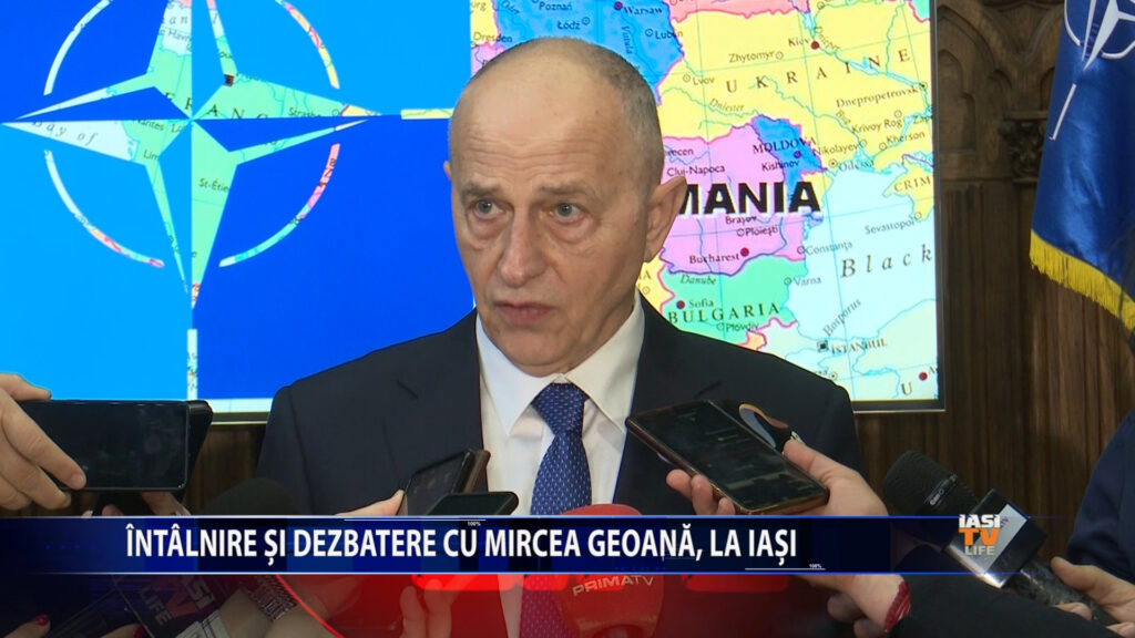 Întâlnire și dezbatere cu Mircea Geoană, la Iași