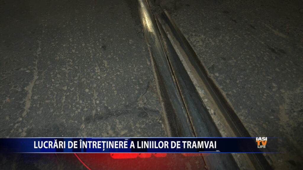 Lucrări de întreținere a liniilor de tramvai