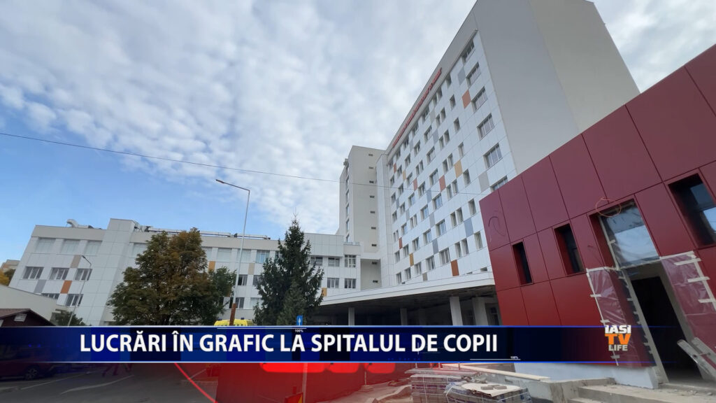 Lucrări în grafic la Spitalul de Copii