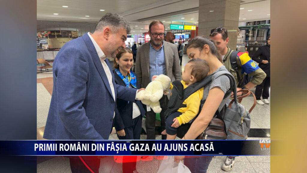 PRIMII ROMÂNI DIN FÂȘIA GAZA AU AJUNS ACASĂ