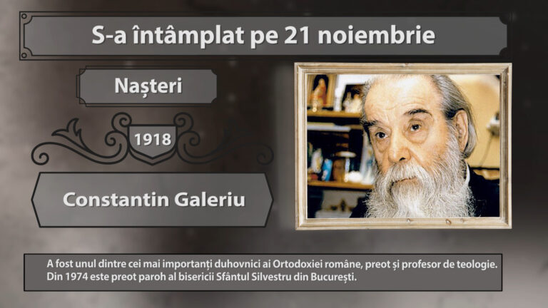 S-A INTAMPLAT PE 21 noiembrie