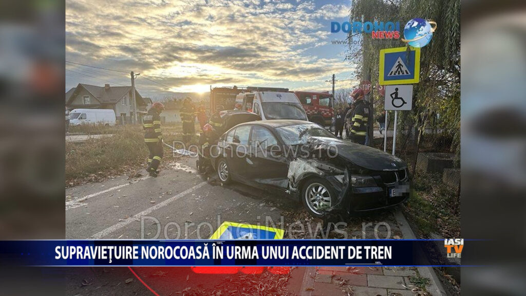 Supravietuire miraculoasa in urma unui accident de tren