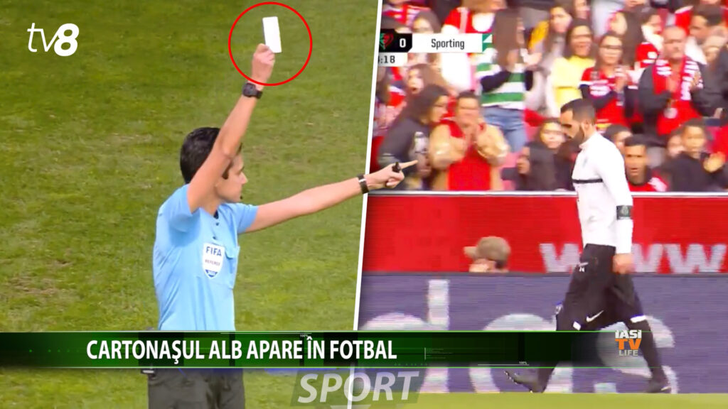 Cartonașul alb apare în fotbal