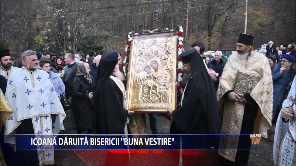 Icoana dăruită Bisericii „Buna Vestire”