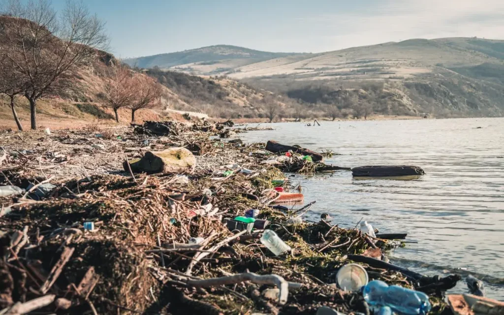 Dunărea transportă anual peste 100 de tone de plastic în România. Care sunt zonele cele mai afectate de poluare